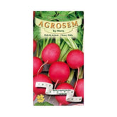 Hectarul - Seminte pe banda Ridichi  de luna Cherry Belle AGROSEM 3 benzi